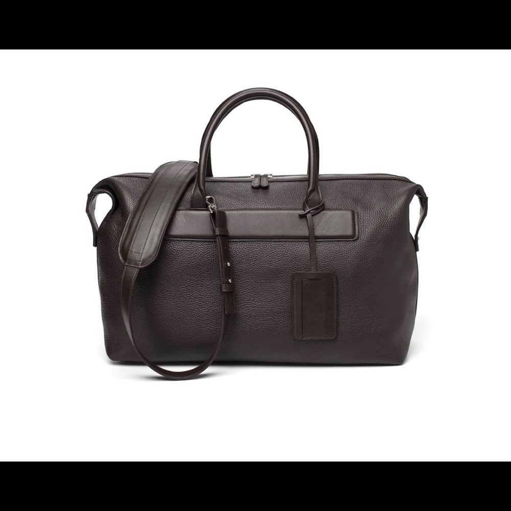 Luxury Italian Leather Duffle Bag J.Hilburn